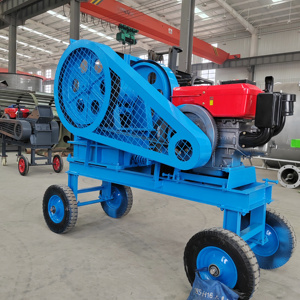 Nouveau Mini Concasseur à Mâchoires Mobile Portable pour le Concassage de Pierre dans l'Exploitation Minière Avec Nouvelle Ligne de Production de Concassage à <span class=keywords><strong>Moteur</strong></span> - Product Image 2