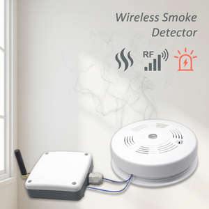 Détecteur de fumée sans fil à détection multi-points, système d'alarme GSM sans fil, détecteur de fumée intelligent - Product Image 1