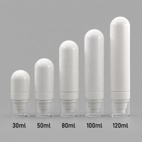 Flacon pulvérisateur PET blanc 30ml 50ml 80ml 100ml 120ml, flacon pulvérisateur vide à fine brume, récipient cosmétique pour tonique et brume pour le visage