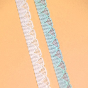 थोक सिलाई बड ट्रिमिंग टेप नए फैशन उच्च टेडेसिटी ब्रा लोचदार बैंड पिकोट बुने इलास्टिक बैंड - Product Image 3