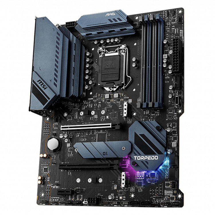 中古MSI MAG B560 TORPEDOゲーミングマザーボードLGA 1200ソケットは