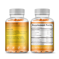 Aeglewell Private Label Kurkuma Curcumine Gummies Vitaminen Kurkuma Vegan Gummies Immuunondersteuning Kurkuma Gember Gummies