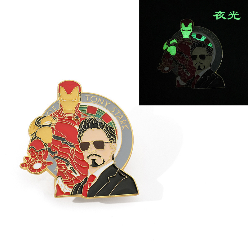 Iron Man qui brille dans le noir