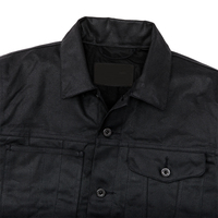Veste de travailleur en toile pour hommes personnalisée OEM vente en gros mode décontractée veste en toile cirée en coton à fermeture éclair pour l'hiver