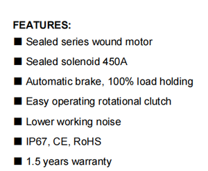 Cabrestante Eléctrico Todoterreno de 15000/17000/20000 Libras con Cable Sintético para Rescate y <span class=keywords><strong>Escape</strong></span> de Camionetas Off-Road - Product Image 3