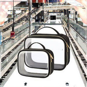 2023 Large Reusable Portable Transparent PVC Women's Zipper Makeup <b>Bags</b> <b>Clear</b> Cosmetic Case <b>Travel</b> Organizer Storage for - Product Image 3