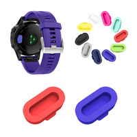 Bouchon anti-poussière en silicone en gros pour accessoire de port de charge de montre intelligente Garmin