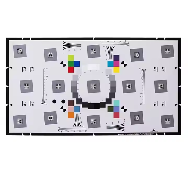 SineImage High Precision ISO 12233 Standard Enhanced E-SFR Resolution Chart (Paper 1X/2X/4X) for Camera Lens Sharpness-OEM