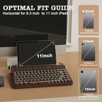OEM ODM QL75 Wireless Typewriter Hot Swap Retro Mechanical Keyboard Punk Round Keycaps RGB Backlit QMKVIA Programmable MultiDevi