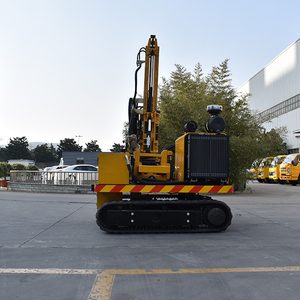 Mini-rampe à pieux avec fonction de forage DTH et de pieux à vis pour clôtures ferroviaires HXR3 – Prix usine - Product Image 1