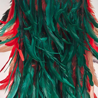 45-50Cm Afrique du Sud Oiseau Réel Orange Plume Art Carnaval Grand Blanc Décor Plume Chapellerie Plumes Pour La Décoration De Mariage