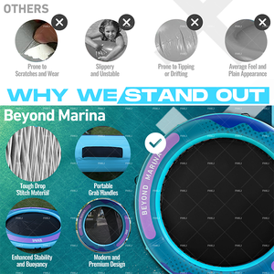 Dermaga tiup melingkar rakit air - Product Image 2