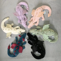 Peluche Dragon en Coton Biologique, Jouet Doux et Rembourré, Dragon du Ciel, Coussin Lesté pour Enfants, Cadeau