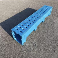 Caniveau de drainage en FRP personnalisable pour la construction routière, drainage des eaux pluviales, caniveau de drainage en U
