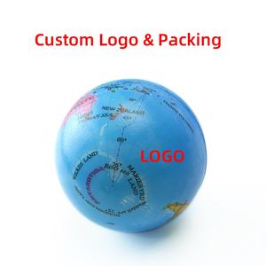 Mainan Squishy lembut bola bumi bola stres bola penghilang stres bola Remas bumi mainan pendidikan terapi anak-anak - Product Image 5