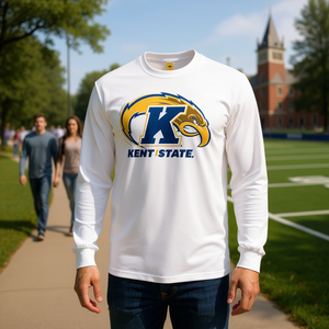 Camiseta de Manga Larga de la Universidad de Kent State, Ropa para Fanáticos del Deporte - Product Image 3