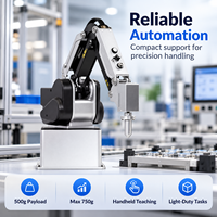 Bras robotisé collaboratif de bureau MG400 compact, haute précision et flexible pour les tâches de préhension, de placement et d'assemblage en production