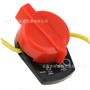Kg015 Gx160 สวิตช์ดับเครื่องยนต์แบบสองสายสำหรับเครื่องกำเนิดไฟฟ้าเบนซิน 168F170 อะไหล่ซ่อมโซลินอยด์วัสดุพลาสติก - Product Image 5