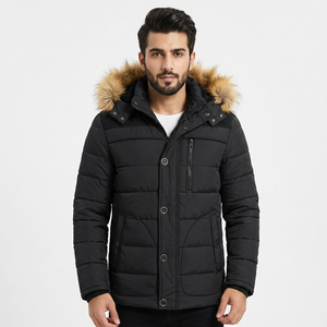 Stand Collar <b>Parka</b> <b>Jacket</b> Solid Thick <b>Jackets</b> and Coats Mens Winter <b>Parkas</b> Men Winter <b>Jacket</b> - Product Image 1