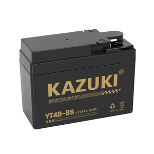Batteries de moto au gel de plomb pur à charge sèche <span class=keywords><strong>Kazuki</strong></span> Yt4b-BS 12V sans entretien, très demandées - Product Image 1