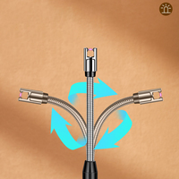 Offre Spéciale professionnel USB Plasma rechargeable briquet luxe longue bougie torche électrique pour les fêtes