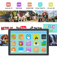 10 pouces Octa Core 4GB + 6GB RAM 128GB ROM 3G appelant 4G LTE étui éducatif EVA tablette pour enfants avec fente pour carte Sim