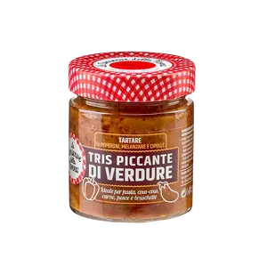 Salsa Picante de Tres Vegetales de Nonna, 200g X 6 Frascos de Vidrio, Empacada para una Experiencia Culinaria Deliciosa, para Pasta y Bruschetta - Product Image 1