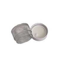 Mini pot cosmétique en PETG 20g, petit récipient vide à paroi épaisse avec couvercle à vis, pour poudre libre, gommage pour les lèvres, crème pour les yeux, soins de la peau, voyage
