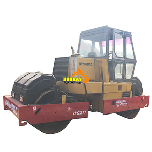 Stability Performance Secondhand Dynapac CC211 Double Drum <b>Roller</b> 53KW Power for Construction Work - Product Image 1