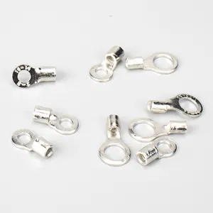 RNB ring terminal uninsulated copper terminal connector crimp terminal wire crimp Soldering Bare connector lugs