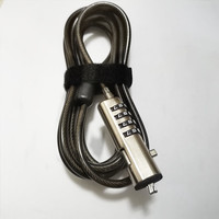 Nouveau Câble de Sécurité Antivol Noble Wedge Lock pour Ordinateur Dell en Alliage de Zinc Noir Métallique Durable Promotionnel