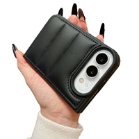 Étui de protection intégrale pliable antichute et antichoc en PC, style veste créative pour iPhone Duo
