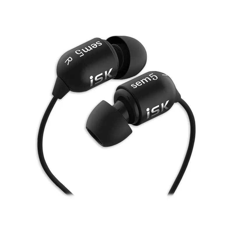 ISK SEM5 kulaklık monitör kulaklık in-kulak Stereo kulaklık müzik kulaklıkları kulaklık 3.5mm Hifi kulak tıkacı telefon bilgisayar MP3 şarkı şarkı