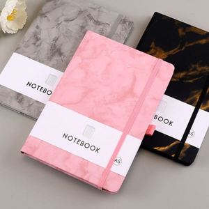 Achat groupé pour entreprises de carnets A5 en cuir PU à couverture rigide, 100 feuilles de papier recyclé, respectueux de l'environnement - Product Image 1