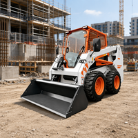 Runheng Small Mini Wheel Loader dengan Attachment Front Loader Mesin Diesel Motor PLC Pompa Hengli Garansi 1 Tahun