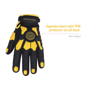 Gants industriels électriques à haute résistance aux coupures de gaz de pétrole à fort Impact niveau 5 - Product Image 4