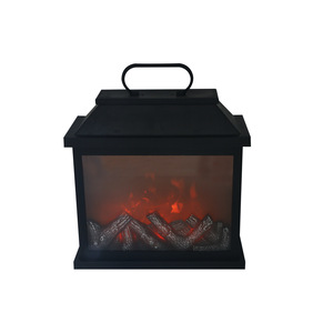 Lanterne de cheminée à flamme simulée LED, lampe décorative de table - Product Image 2