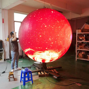 Pantallas LED esféricas de tamaño personalizado P2.5, P3, P4 con pantallas de visualización esféricas 3D - Product Image 6