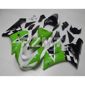 Carenado de motocicleta para <span class=keywords><strong>Kawasaki</strong></span> <span class=keywords><strong>Ninja</strong></span> <span class=keywords><strong>636</strong></span> <span class=keywords><strong>2005</strong></span> 2006 ZX636 <span class=keywords><strong>ZX6R</strong></span> cuerpo de plástico de inyección ABS carenados personalizados K0605 -- 111a - Product Image 2