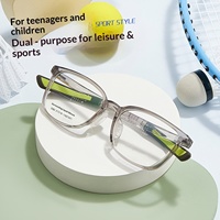 Gafas Deportivas Casuales Ultraligeras Estilo 2082 para Jóvenes, con Patillas Ajustables y Montura Completa de TR