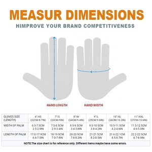 Guantes de seguridad resistentes a los golpes resistentes al agua y al viento TPR transpirable Sandy nitrilo recubierto HPPE Liner resistentes a los cortes - Product Image 4