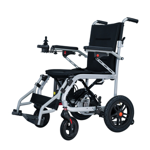 Sillas <span class=keywords><strong>de</strong></span> <span class=keywords><strong>ruedas</strong></span> eléctricas ultraligeras-Diseño plegable y portátil para personas mayores, OEM/ODM para uso en interiores y exteriores Motor sin escobillas - Product Image 1