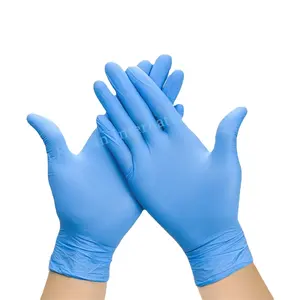 CE ISO Factory Cheap Nitrile Gloves Blue Powder Free Various Colors Available