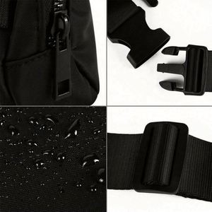 Riñonera de Nylon al por Mayor con Logotipo Personalizado, Riñonera Impermeable a la Moda con Cinturón Ajustable y Cremallera, Bolsa Casual para Viajes y Deportes - Product Image 6