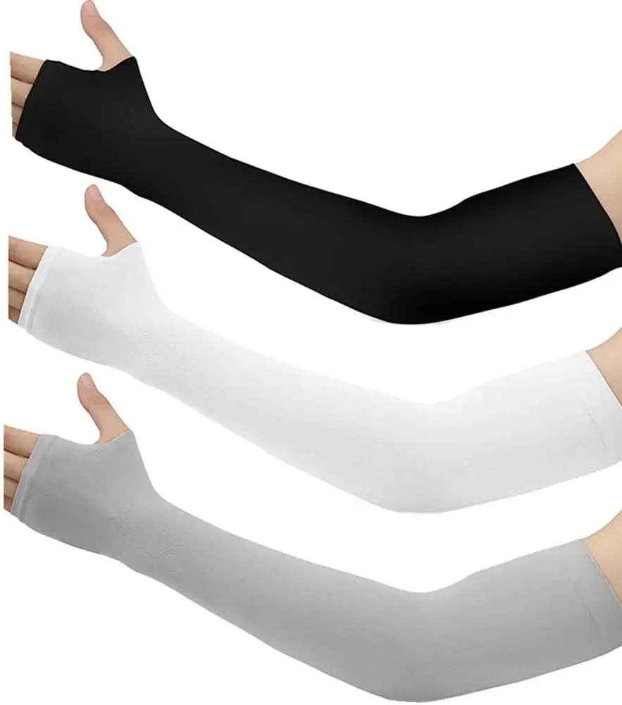 Summer Sun Protective Quick Dry Sublimation Hot Sell Compression Ice Silk Arm Sleeves
