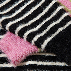 Suéter Navideño Feo Personalizado FINCH, Suéter de Lana para Hombre, Suéter de Punto con Rayas Desgastadas, Suéter Intarsia para Mujer - Product Image 4