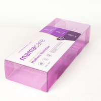 Boîtes d'emballage personnalisées imprimées, boîtes transparentes en PVC PET, emballage rectangulaire translucide, boîte de soins personnels