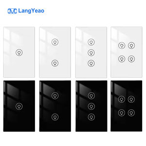 Langyeao chúng tôi ZigBee tuya thông minh tường cảm ứng ánh sáng Dimmer chuyển <span class=keywords><strong>1</strong></span>/<span class=keywords><strong>2</strong></span>/3 băng đảng cuộc sống thông minh làm việc với Alexa và Google nhà - Product Image 1