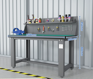 Banc <span class=keywords><strong>de</strong></span> travail robuste antistatique personnalisable ZHY-61 1200x750x1250mm avec 4 tiroirs verrouillables pour atelier et ligne d'assemblage - Product Image 2
