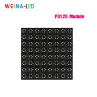 Écran de circulation extérieur haute vitesse P31.25 Module bicolore pleine couleur Affichage LED Haute luminosité 250x250mm IP65 Étanche